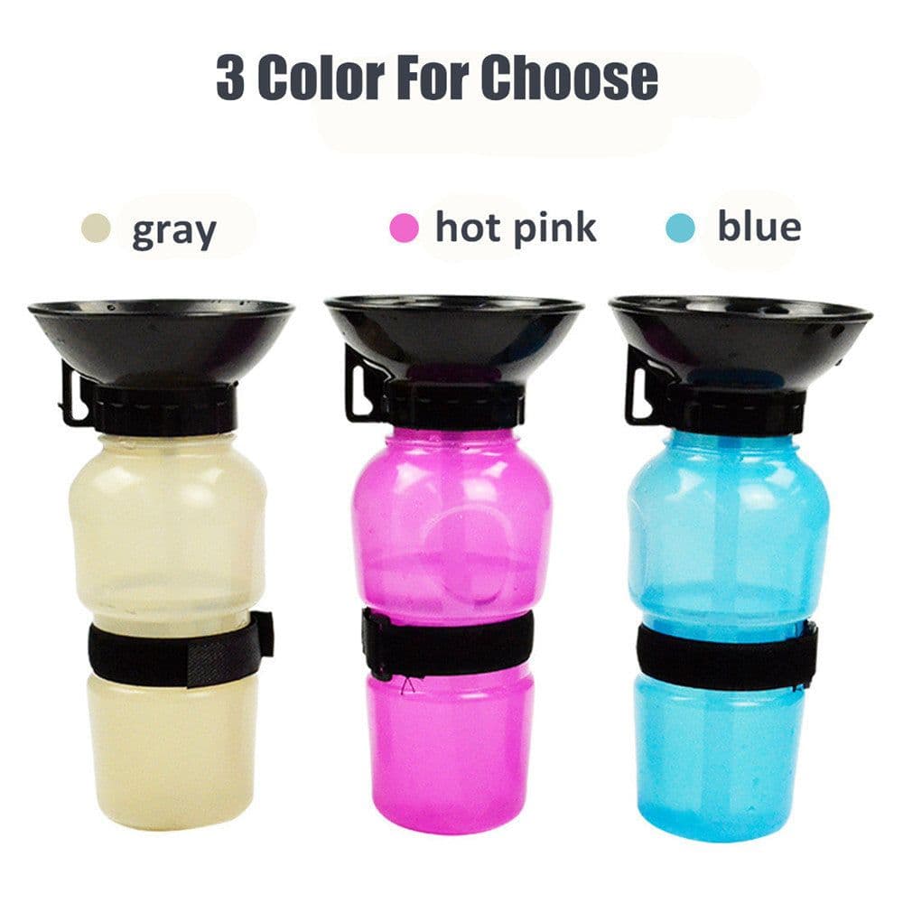image-Pet Dog Drinking Water Bottle Sports Squeeze Type Puppy Cat Portable Travel Outdoor Feed Bowl Drinking Water Jug Cup Dispenser