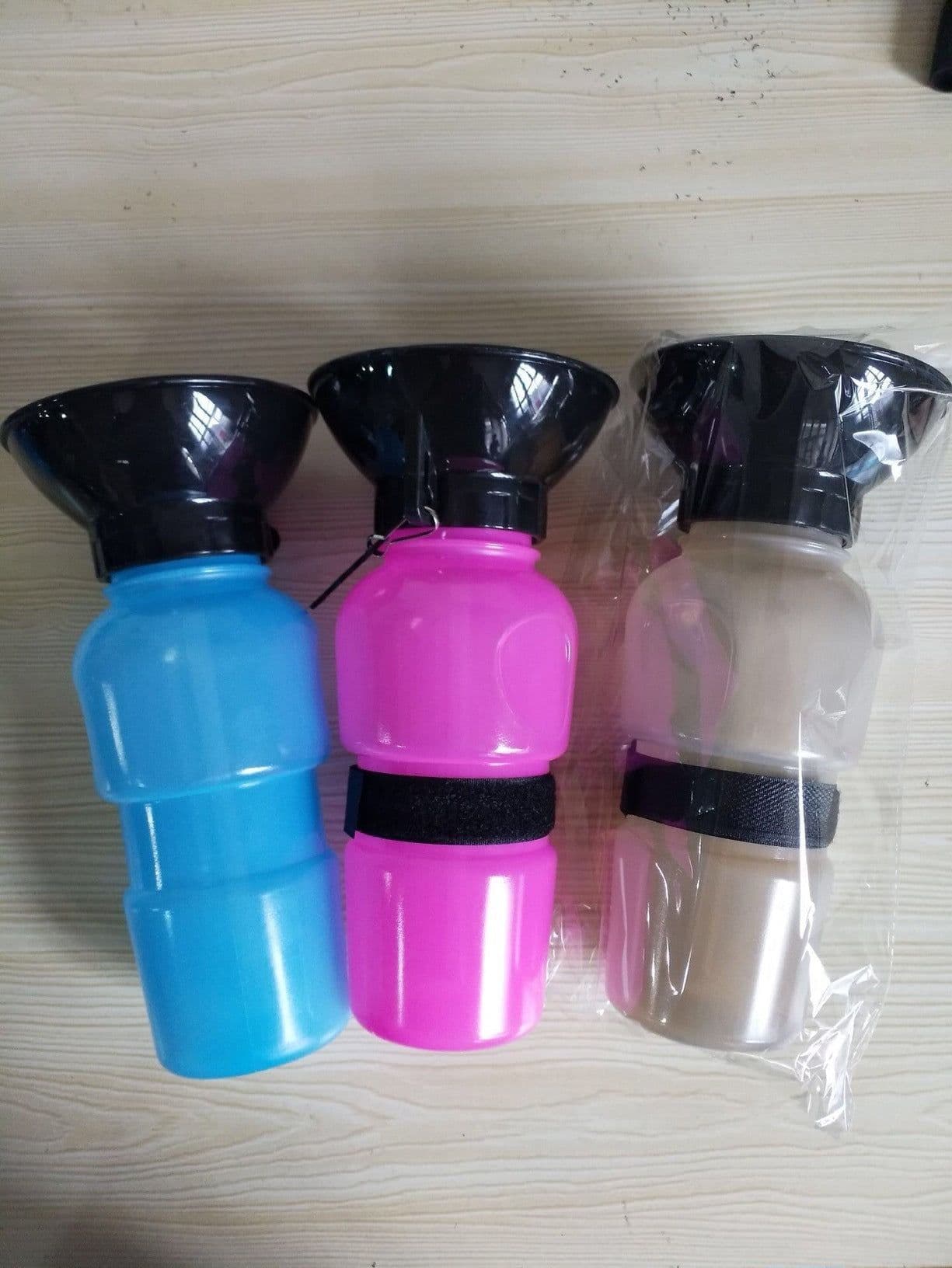 image-Pet Dog Drinking Water Bottle Sports Squeeze Type Puppy Cat Portable Travel Outdoor Feed Bowl Drinking Water Jug Cup Dispenser