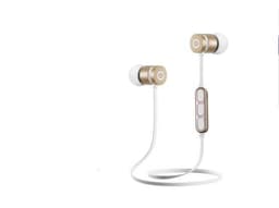 image-Metal magnetic sports Bluetooth headset wireless In-ear neck-mounted music headset gift