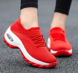 image-Women's Flying Socks Casual Running Shoes