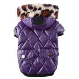 image-Cross-border pet supplies pet clothes dog clothes autumn and winter fur collar coat pet dog clothing