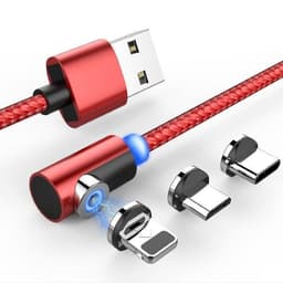 image-Nylon Braided Magnetic Mobile Phone Charging Cable