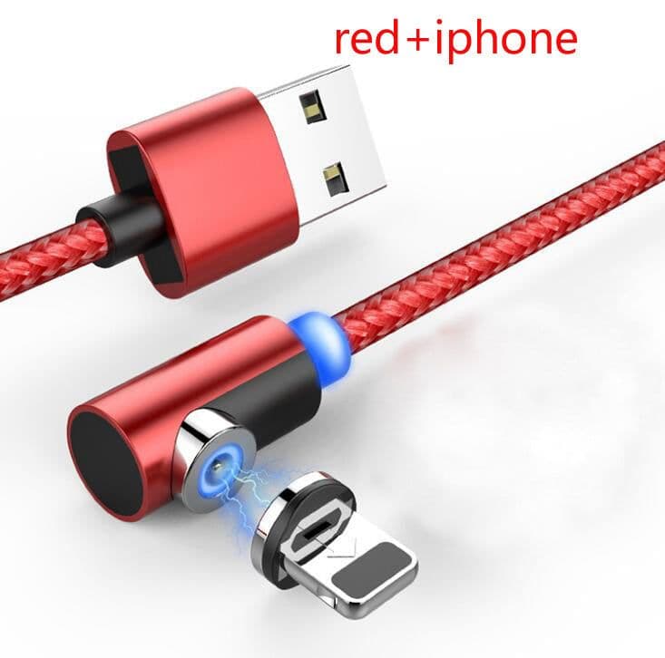 image-Nylon Braided Magnetic Mobile Phone Charging Cable