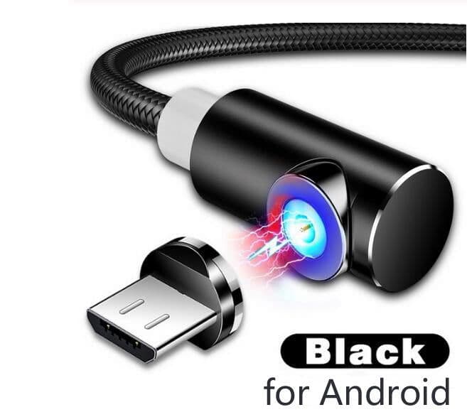 image-Nylon Braided Magnetic Mobile Phone Charging Cable