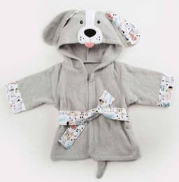 image-Cartoon Cute Animal Modeling Baby Bath Towels Baby Bathrobes Cotton Children's Bathrobes Baby Hooded