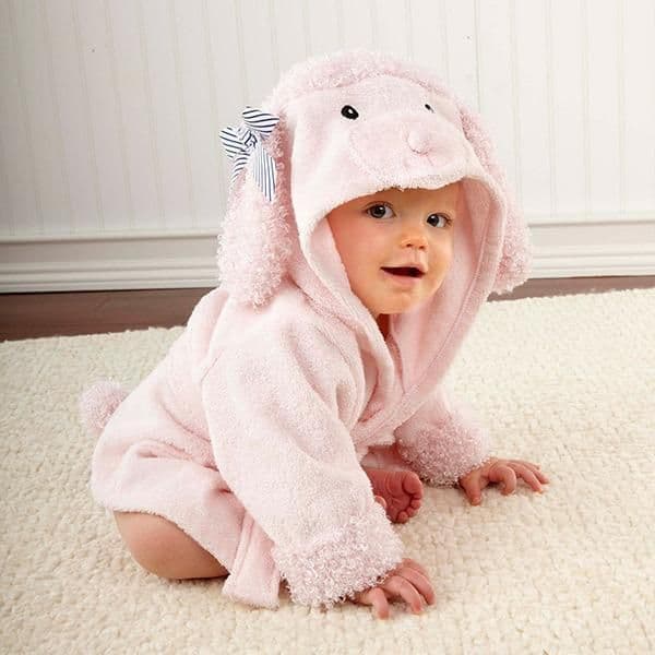 image-Cartoon Cute Animal Modeling Baby Bath Towels Baby Bathrobes Cotton Children's Bathrobes Baby Hooded