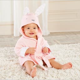 image-Cartoon Cute Animal Modeling Baby Bath Towels Baby Bathrobes Cotton Children's Bathrobes Baby Hooded