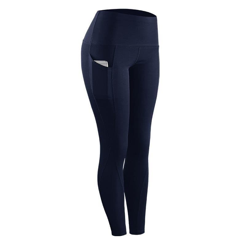image-Women Compression Skinny Fitness Leggings Women Stretch Sportswear Casual Leggings Pants with Pocket