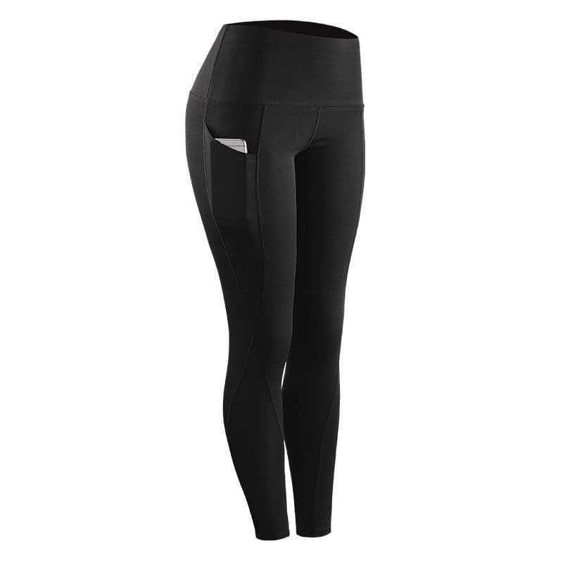 image-Women Compression Skinny Fitness Leggings Women Stretch Sportswear Casual Leggings Pants with Pocket