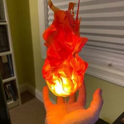 image-Halloween Floating Fireball Flame Ornaments Creative Props Party Role Playing Halloween Party Decoration