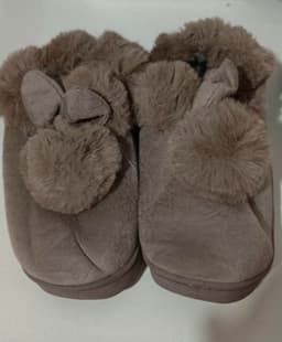 image-Autumn Winter Cotton Slippers Fur Rabbit Home Warm Thick Bottom Indoor Cotton Shoes Womens Slippers Cute Fluffy Cat Slippers