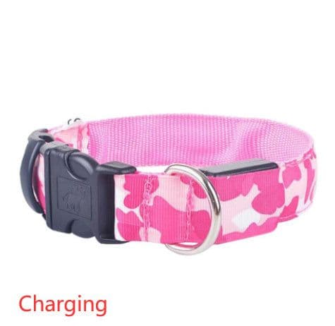 image-Camouflage pet supplies luminous dog collar
