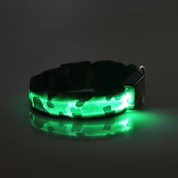image-Camouflage pet supplies luminous dog collar