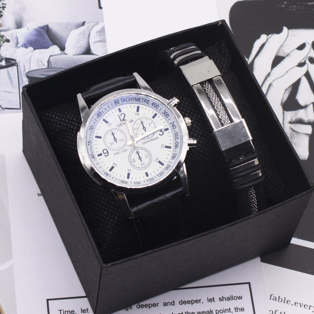 image-Blue Light Glass Wrist Watch Men New Watches