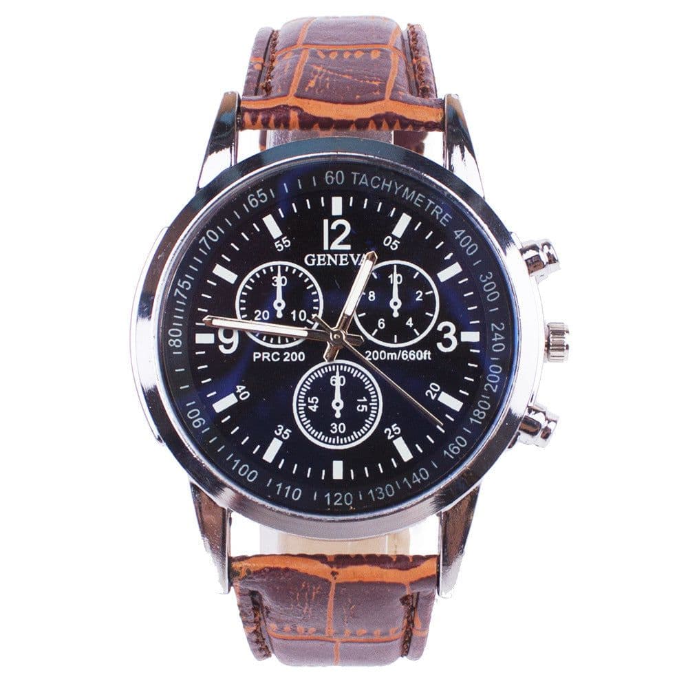 image-Blue Light Glass Wrist Watch Men New Watches