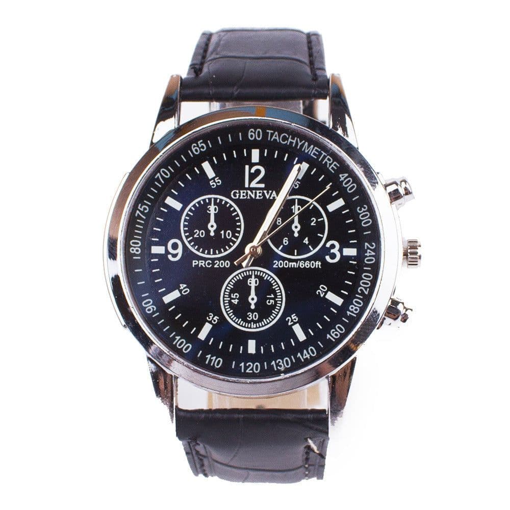 image-Blue Light Glass Wrist Watch Men New Watches