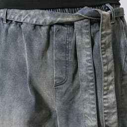image-New Fashion Punk Stretch Bike Denim Jeans Street Skate HIP HOP Style Loose Trousers