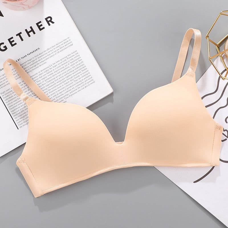 image-No Rims Underwear Ladies Bra Breathable Gather Bra
