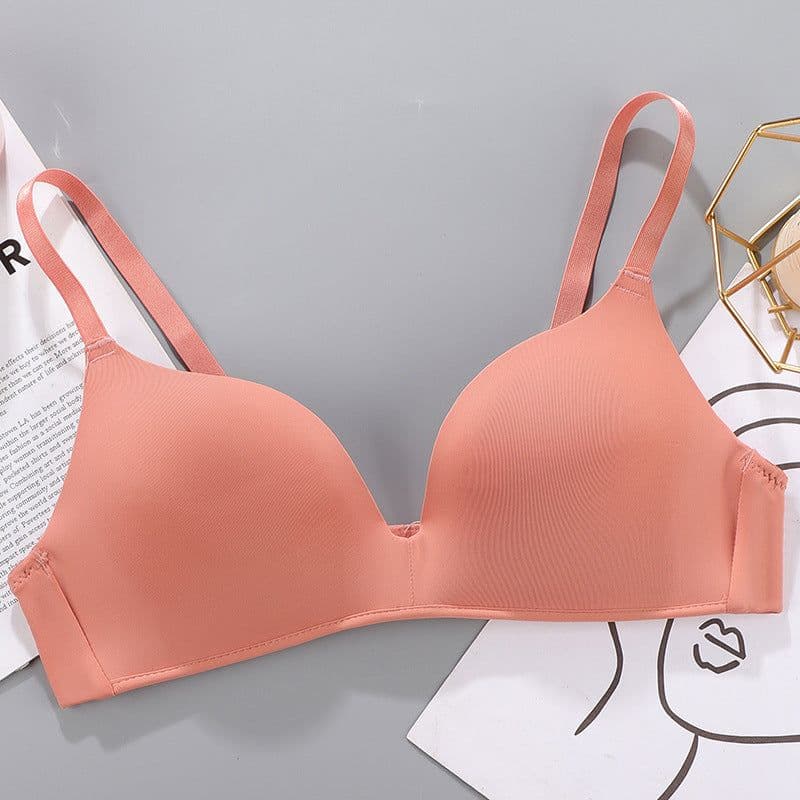 image-No Rims Underwear Ladies Bra Breathable Gather Bra