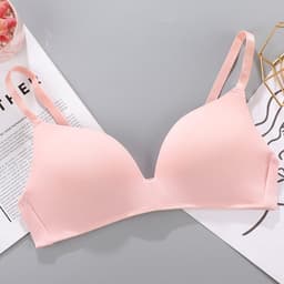 image-No Rims Underwear Ladies Bra Breathable Gather Bra