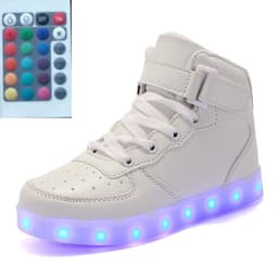 image-High-top LED Luminous Shoes Remote Control Light Shoes Square Ghost Dance Light Shoes Luminous Running Shoes Men And Women Shoes
