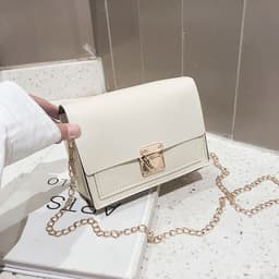 image-Women's bag shoulder messenger bag chain small square bag