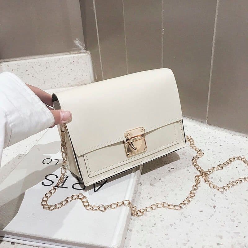 image-Women's bag shoulder messenger bag chain small square bag