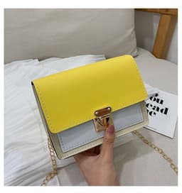image-Women's bag shoulder messenger bag chain small square bag