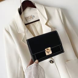 image-Women's bag shoulder messenger bag chain small square bag