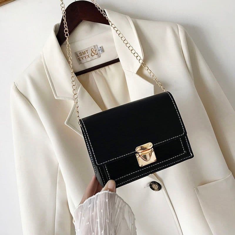 image-Women's bag shoulder messenger bag chain small square bag