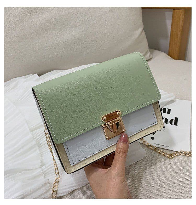 image-Women's bag shoulder messenger bag chain small square bag