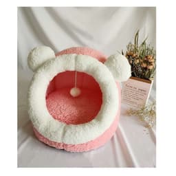 image-Pet cat litter closed cat litter kennel winter plus velvet