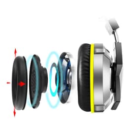 image-Head-mounted illuminated gaming headset