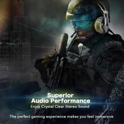 image-Head-mounted illuminated gaming headset