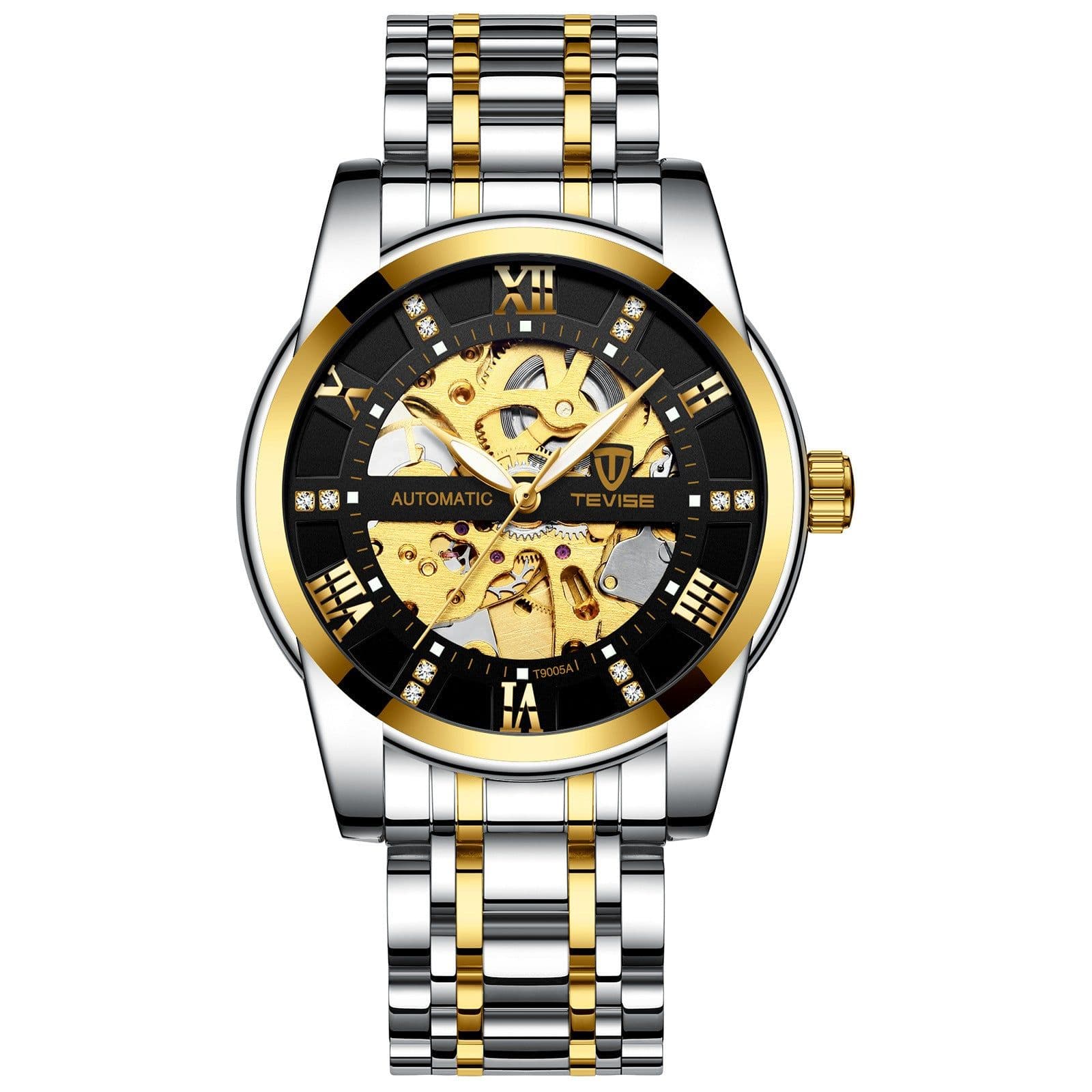 image-Men''s Fashion Watch Fashion Automatic Mechanical Watch Hollow Watch Watch Waterproof Men''s Watch