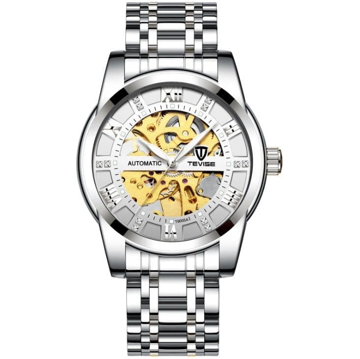 image-Men''s Fashion Watch Fashion Automatic Mechanical Watch Hollow Watch Watch Waterproof Men''s Watch