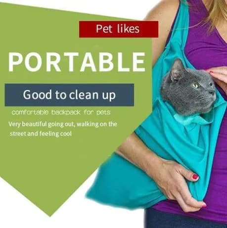 image-Pet Cat Breathable Outdoor Travel Shoulder Bag Sling Carrier For Puppy