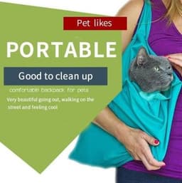 image-Pet Cat Breathable Outdoor Travel Shoulder Bag Sling Carrier For Puppy