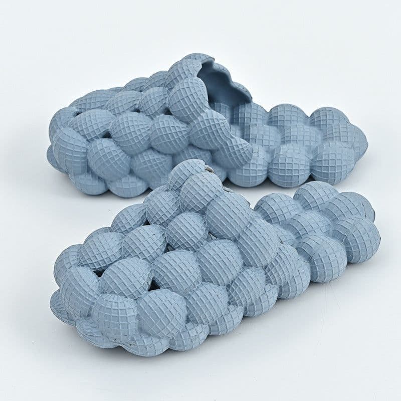image-New Summer Fashion Massage Mesh Bubble Bathroom Slides Home Indoor Anti-Skid Shoes