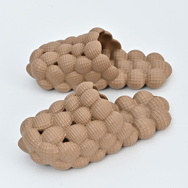 image-New Summer Fashion Massage Mesh Bubble Bathroom Slides Home Indoor Anti-Skid Shoes