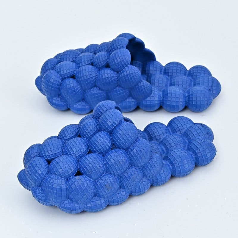 image-New Summer Fashion Massage Mesh Bubble Bathroom Slides Home Indoor Anti-Skid Shoes