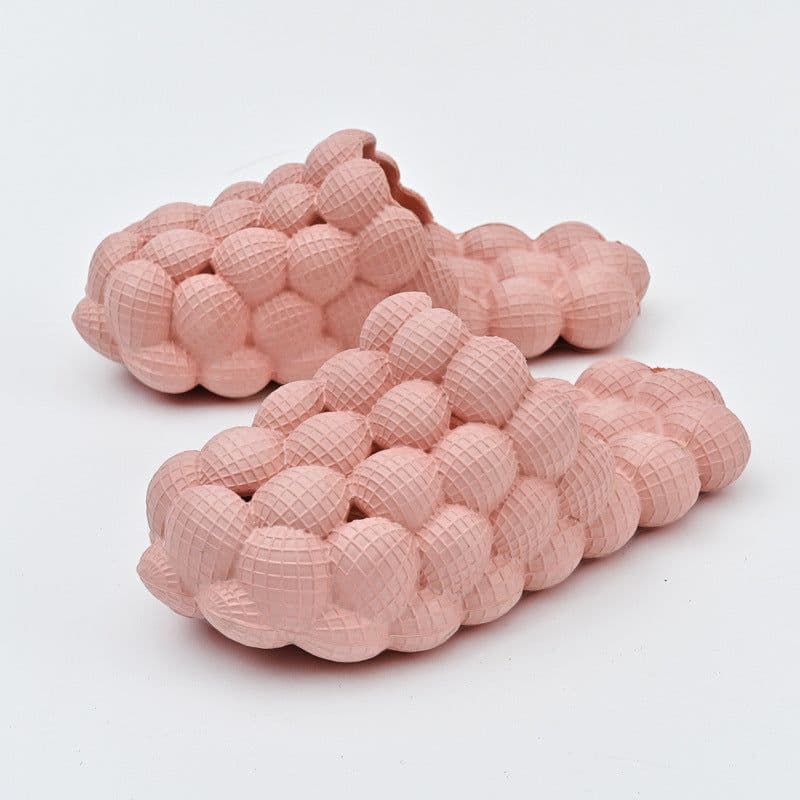 image-New Summer Fashion Massage Mesh Bubble Bathroom Slides Home Indoor Anti-Skid Shoes