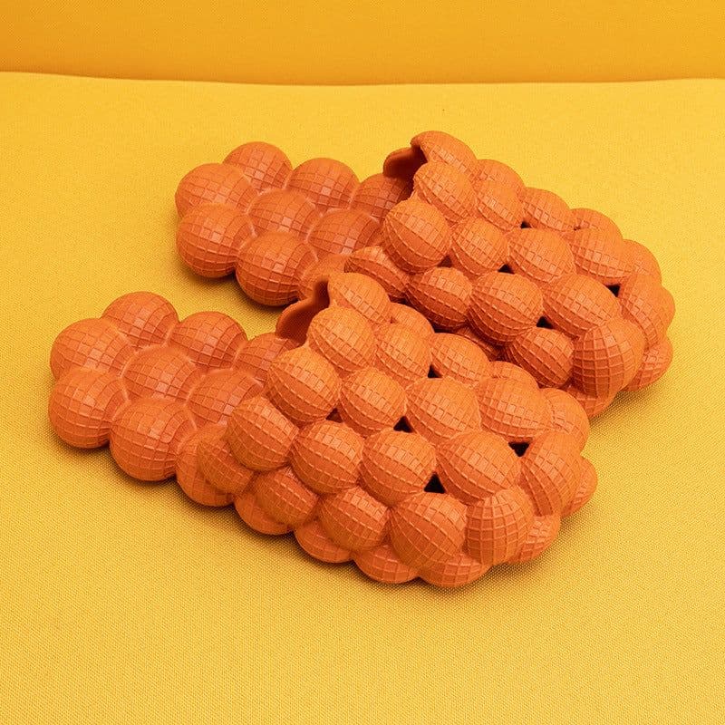 image-New Summer Fashion Massage Mesh Bubble Bathroom Slides Home Indoor Anti-Skid Shoes