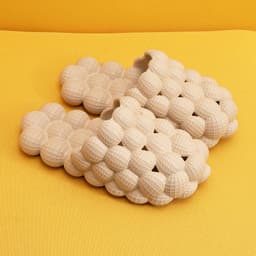 image-New Summer Fashion Massage Mesh Bubble Bathroom Slides Home Indoor Anti-Skid Shoes