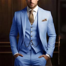 image-Men's High-grade Gentleman Temperament Slim Suit