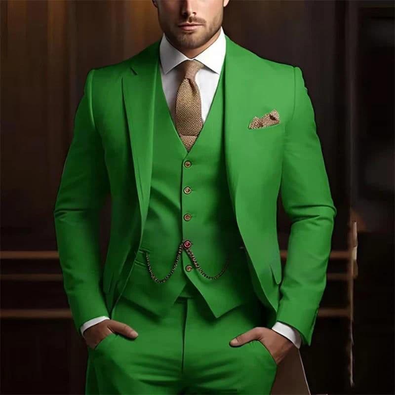 image-Men's High-grade Gentleman Temperament Slim Suit