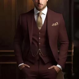 image-Men's High-grade Gentleman Temperament Slim Suit