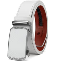image-Men's Belt Hot-selling Film Alloy Automatic Buckle Leather