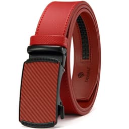 image-Men's Belt Hot-selling Film Alloy Automatic Buckle Leather