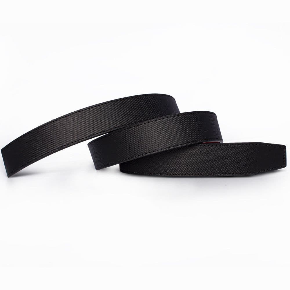 image-Men's Belt Hot-selling Film Alloy Automatic Buckle Leather